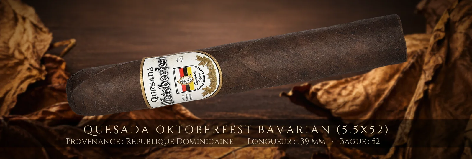 Quesada Oktoberfest Bavarian (5.5x52) — Quesada — République Dominicaine
