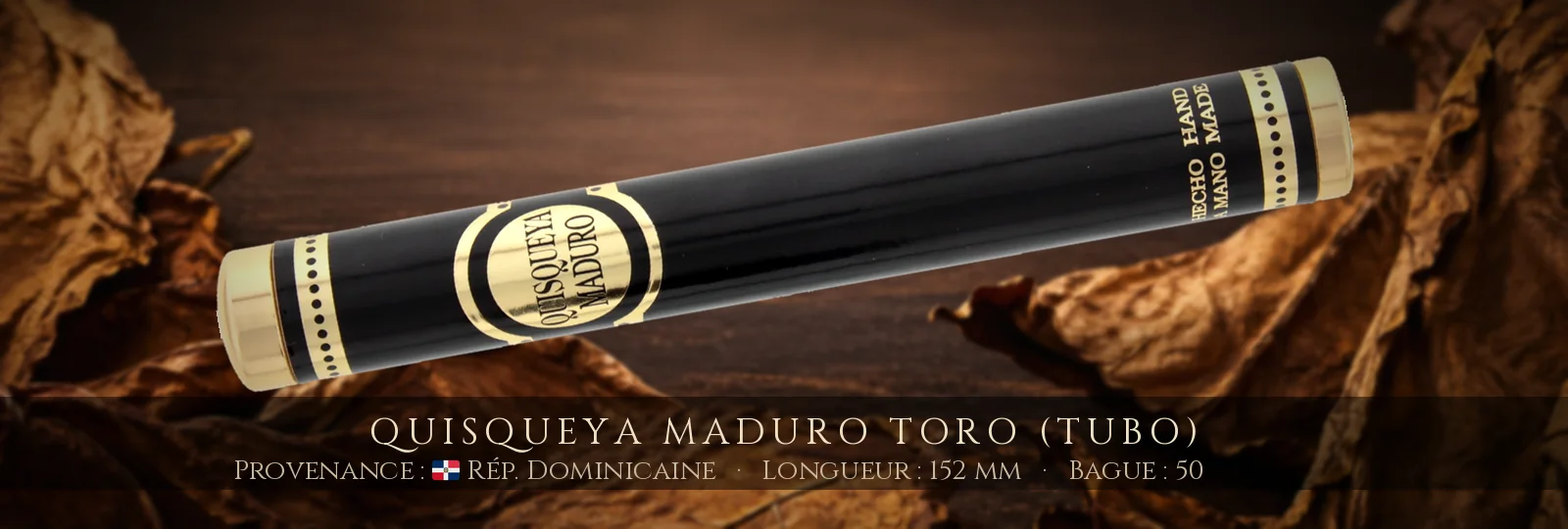 Quisqueya Maduro Toro (Tubo)