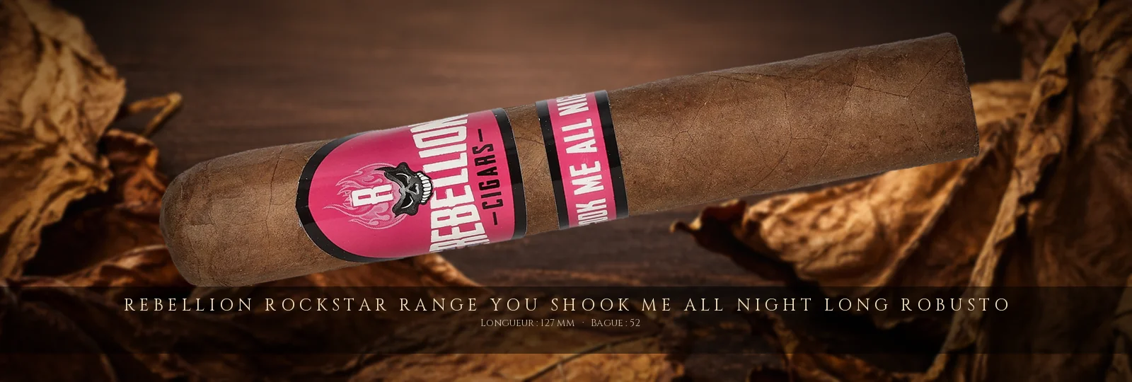 Rebellion Rockstar Range You Shook Me all Night Long Robusto — Rebellion