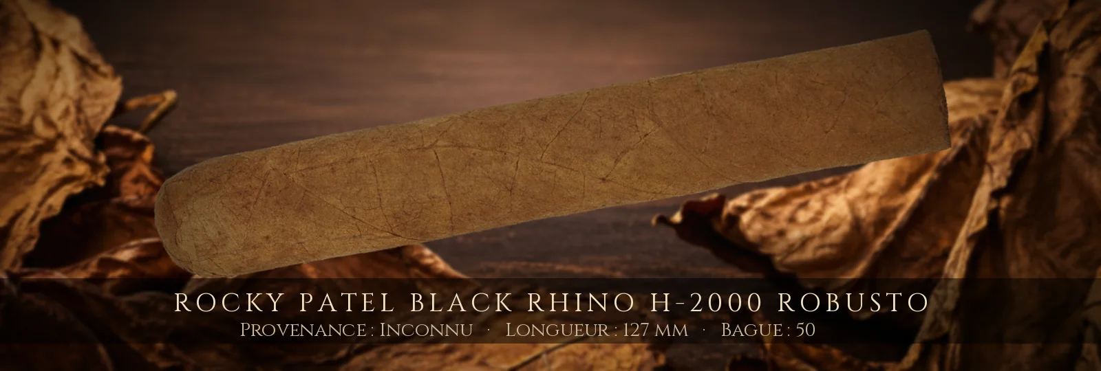 Rocky Patel Black Rhino H-2000 Robusto — Rocky Patel — Inconnu