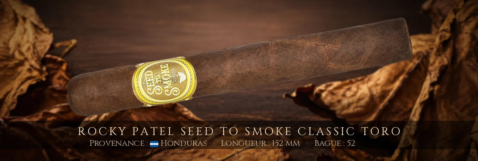 Rocky Patel Seed to Smoke Classic Toro — Rocky Patel — Honduras