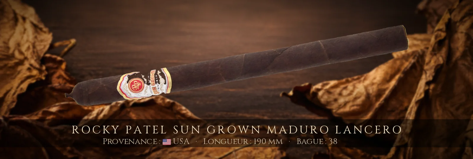 Rocky Patel Sun Grown Maduro Lancero