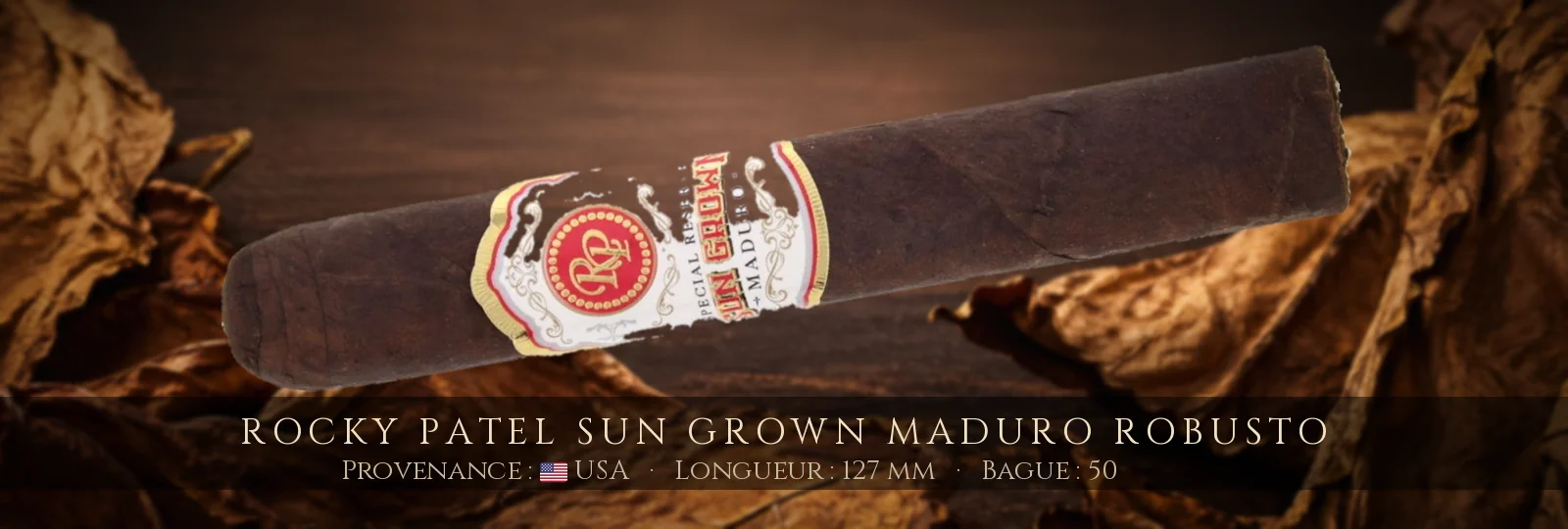 Rocky Patel Sun Grown Maduro Robusto — Rocky Patel — USA