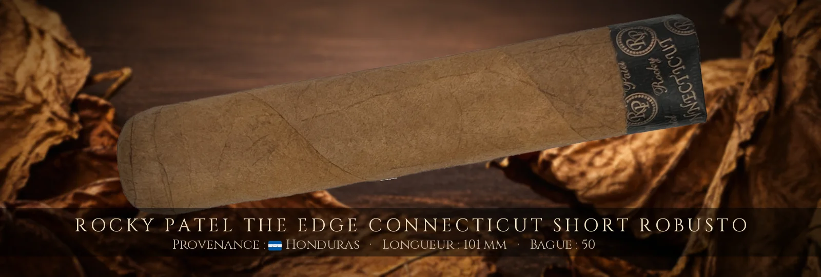 Rocky Patel The Edge Connecticut Short Robusto — Rocky Patel — Honduras