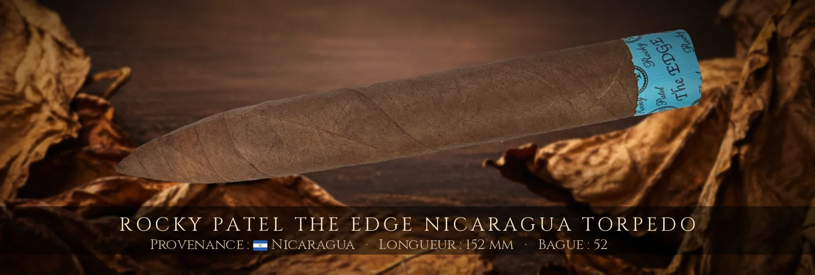 Rocky Patel The Edge Nicaragua Torpedo — Rocky Patel — Nicaragua