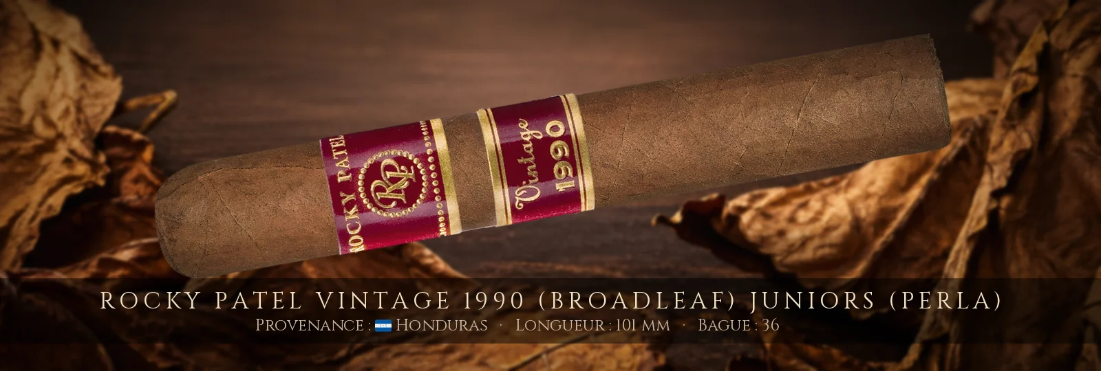 Rocky Patel Vintage 1990 (Broadleaf) Juniors (Perla) — Rocky Patel — Honduras
