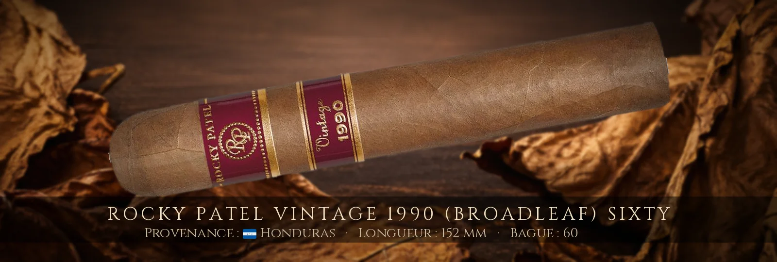 Rocky Patel Vintage 1990 (Broadleaf) Sixty — Rocky Patel — Honduras