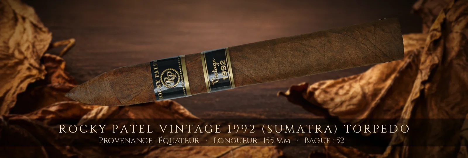 Rocky Patel Vintage 1992 (Sumatra) Torpedo — Rocky Patel — Équateur