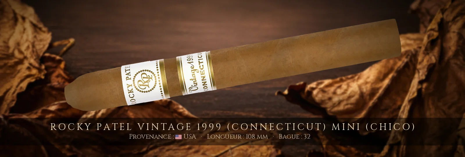 Rocky Patel Vintage 1999 (Connecticut) Mini (Chico) — Rocky Patel — USA
