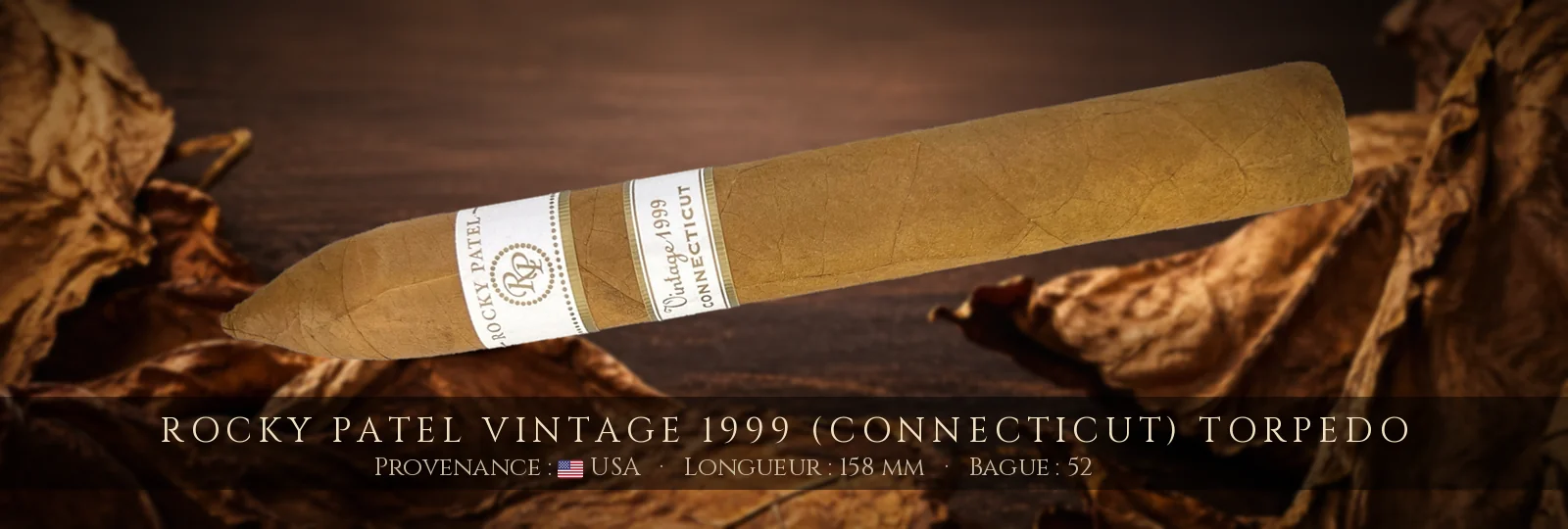 Rocky Patel Vintage 1999 (Connecticut) Torpedo — Rocky Patel — USA