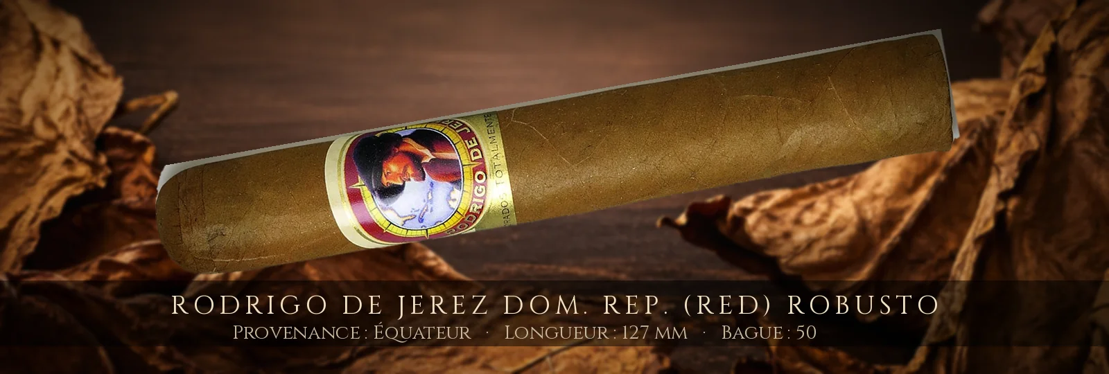 Rodrigo de Jerez Dom. Rep. (Red) Robusto — Rodrigo de Jerez — Équateur