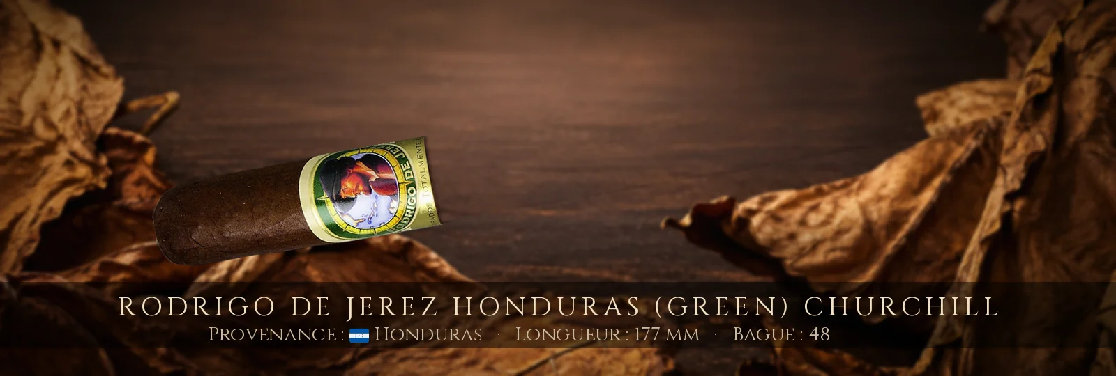 Rodrigo de Jerez Honduras (Green) Churchill — Rodrigo de Jerez — Honduras