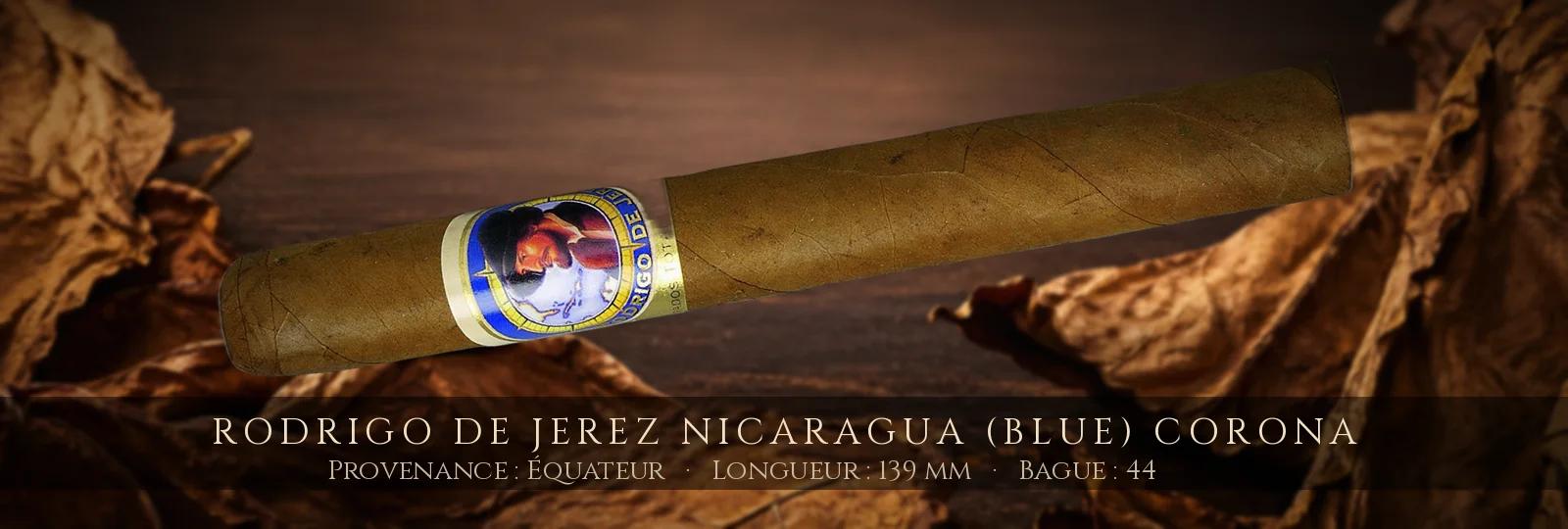 Rodrigo de Jerez Nicaragua (Blue) Corona — Rodrigo de Jerez — Équateur