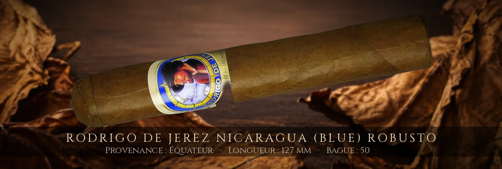 Rodrigo de Jerez Nicaragua (Blue) Robusto — Rodrigo de Jerez — Équateur