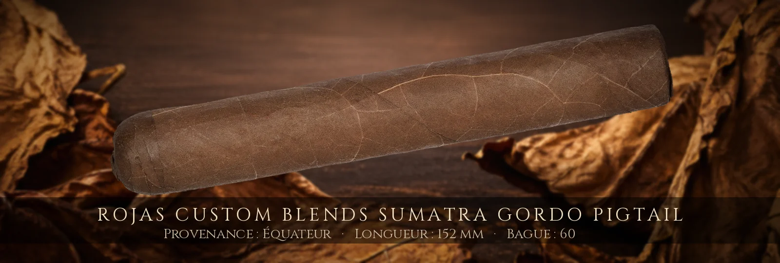 Rojas Custom Blends Sumatra Gordo Pigtail — Rojas — Équateur