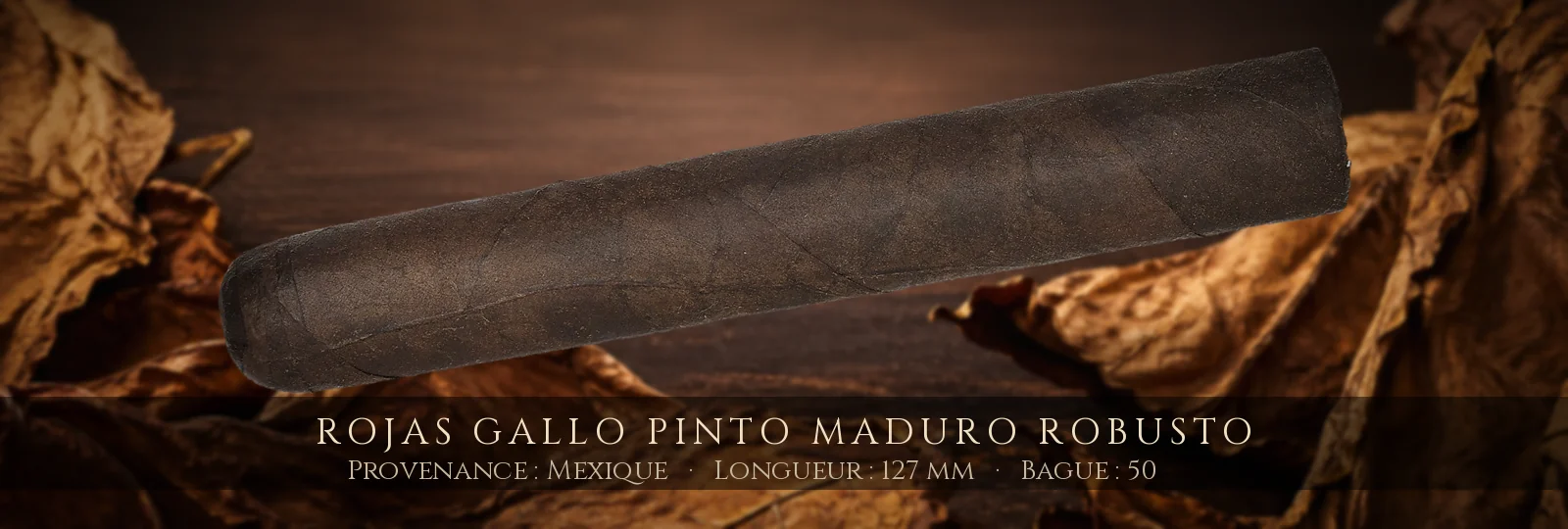 Rojas Gallo Pinto Maduro Robusto — Rojas — Mexique