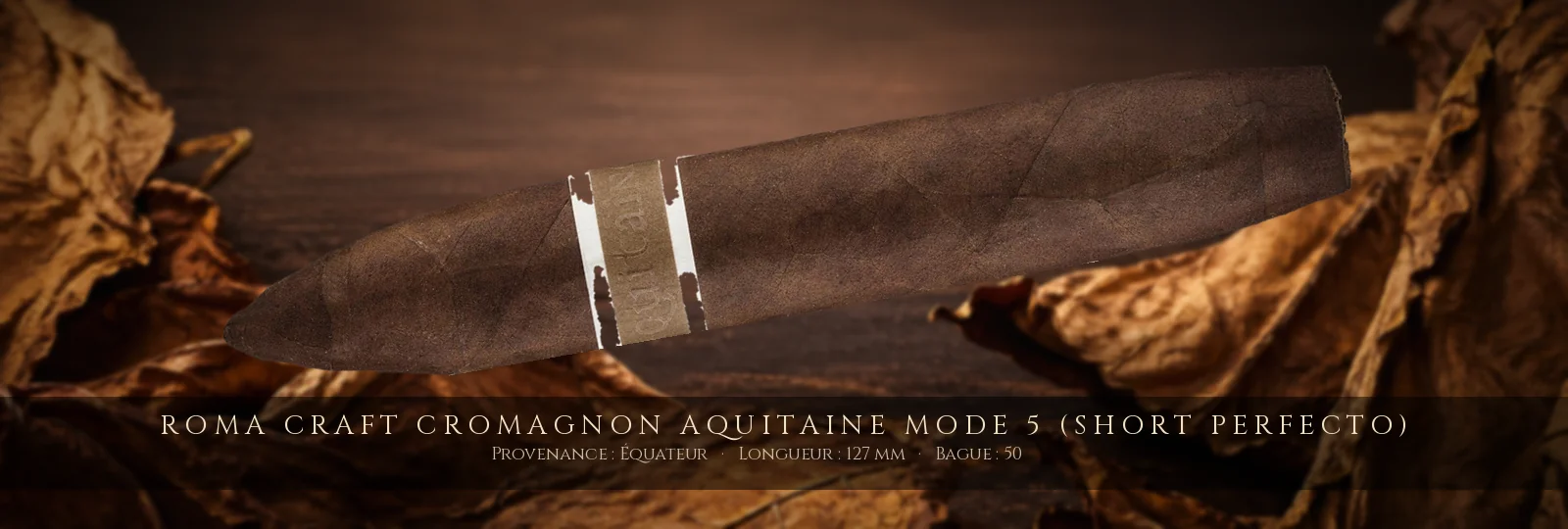 RoMa Craft CroMagnon Aquitaine Mode 5 (Short Perfecto) — RoMa Craft — Équateur