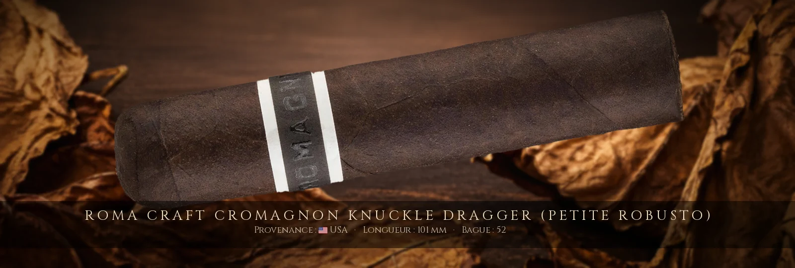 RoMa Craft CroMagnon Knuckle Dragger (Petite Robusto) — RoMa Craft — USA