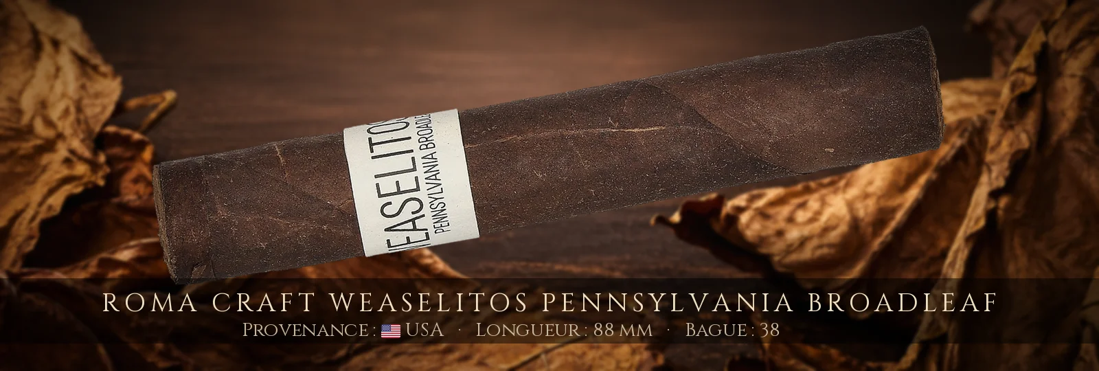 RoMa Craft Weaselitos Pennsylvania Broadleaf — RoMa Craft — USA