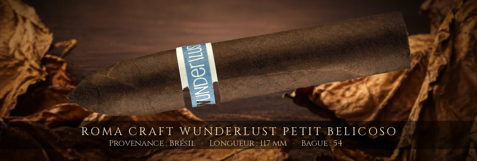 RoMa Craft WunderLust Petit Belicoso — RoMa Craft — Brésil