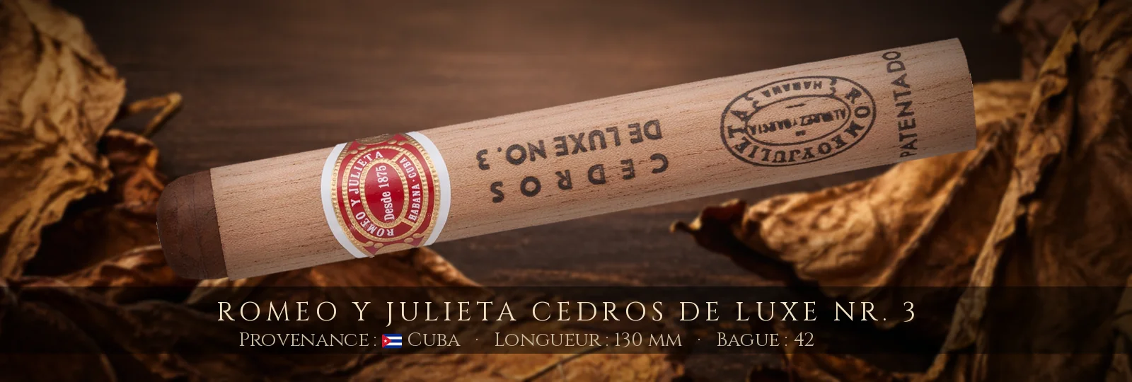 Romeo y Julieta Cedros De Luxe Nr. 3 — Romeo y Julieta — Cuba