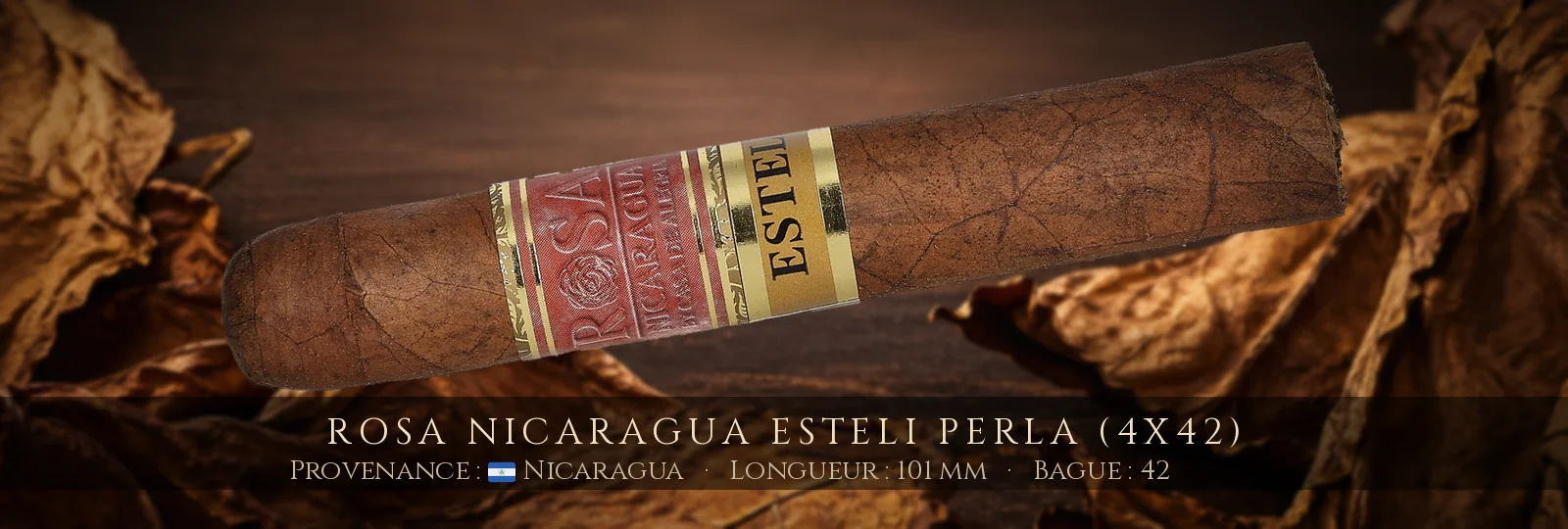 Rosa Nicaragua Esteli Perla (4x42) — Rosa Nicaragua — Nicaragua