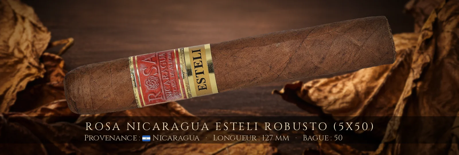 Rosa Nicaragua Esteli Robusto (5x50) — Rosa Nicaragua — Nicaragua