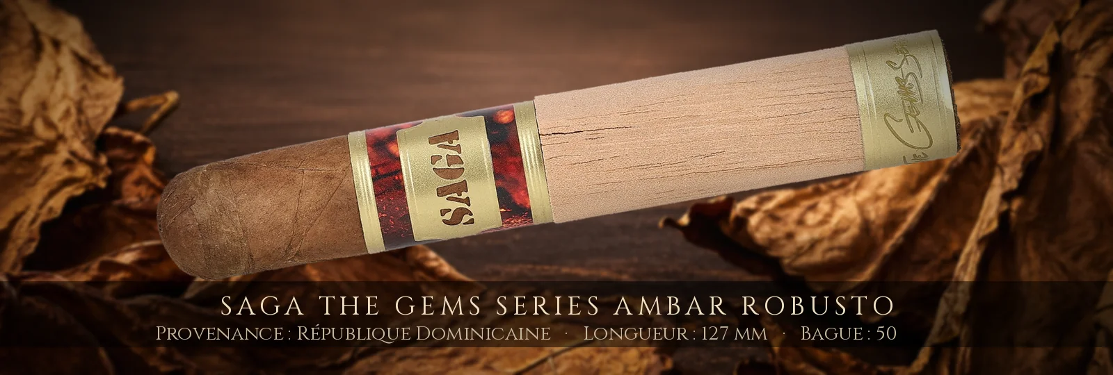 Saga The Gems Series Ambar Robusto — Saga — République Dominicaine