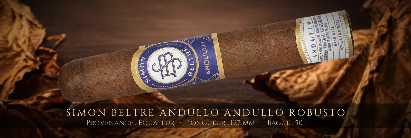 Simon Beltre Andullo Andullo Robusto — Simon Beltre — Équateur
