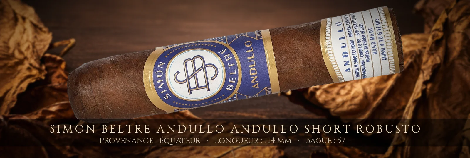 Simon Beltre Andullo Andullo Short Robusto — Simon Beltre — Équateur