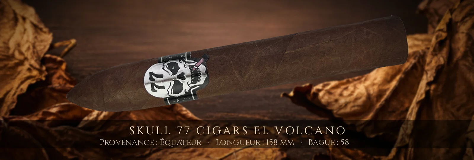 Skull 77 cigars El Volcano — Skull 77 — Équateur