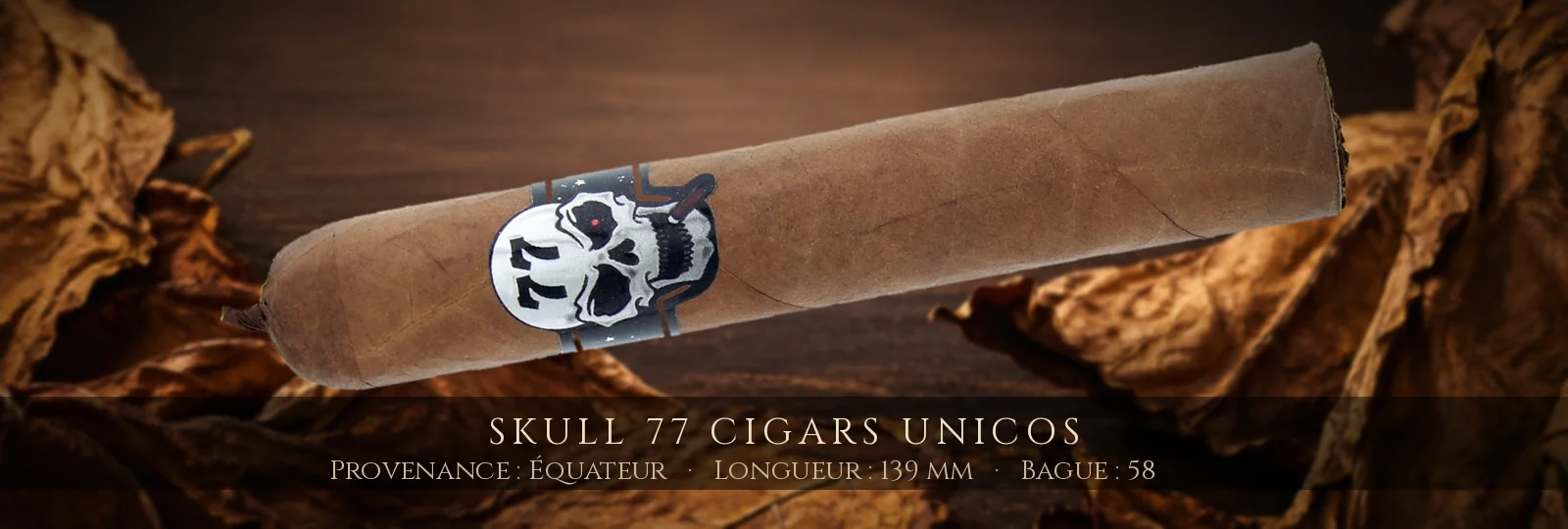 Skull 77 cigars Unicos — Skull 77 — Équateur