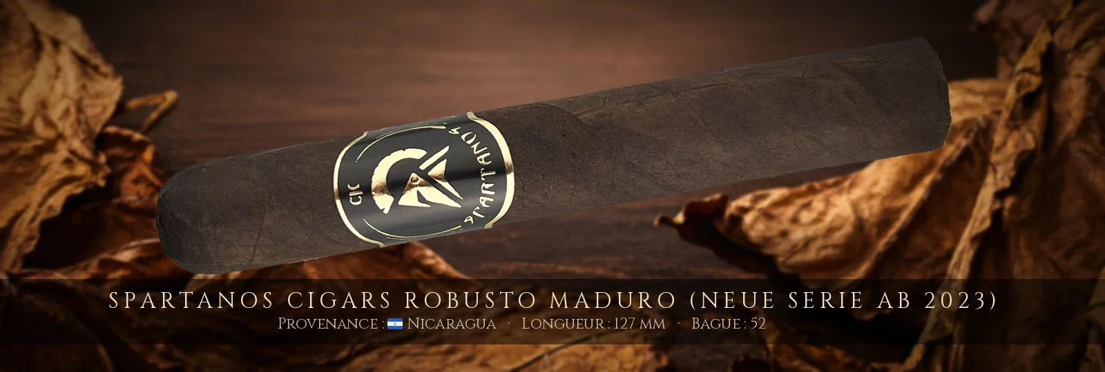 Spartanos Cigars Robusto Maduro (neue Serie ab 2023) — Spartanos — Nicaragua