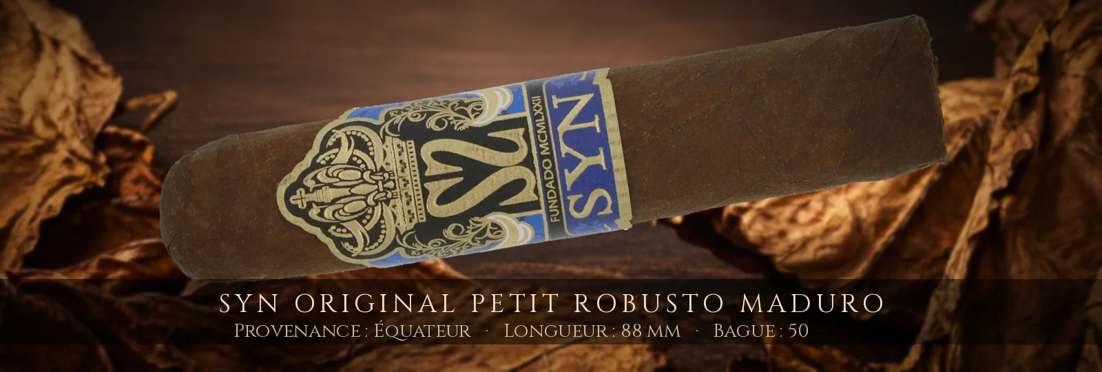 SYN Original Petit Robusto Maduro — SYN — Équateur