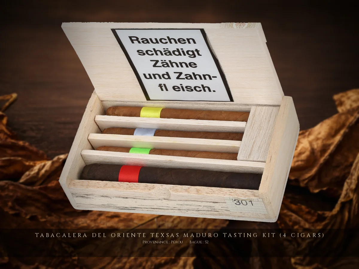 Tabacalera del Oriente Texsas Maduro Tasting Kit (4 cigars) — Tabacalera del Oriente — Pérou