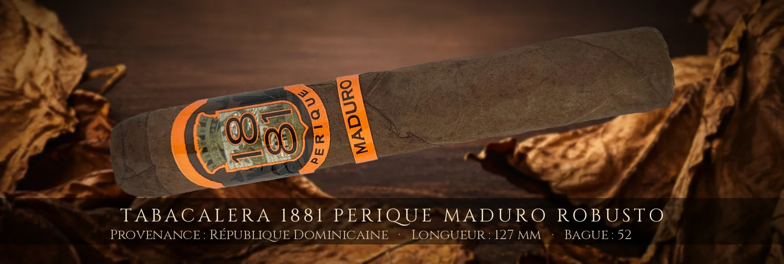 Tabacalera 1881 Perique Maduro Robusto