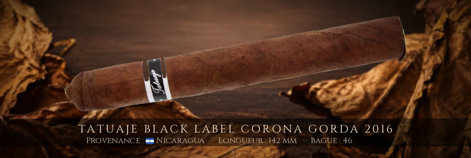 Tatuaje Black Label Corona Gorda 2016 — Tatuaje — Nicaragua