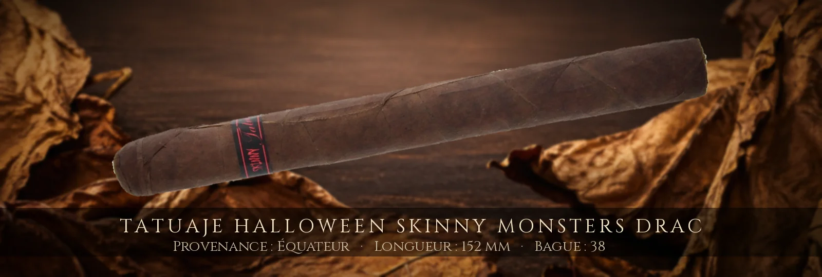 Tatuaje Halloween Skinny Monsters Drac — Tatuaje — Équateur