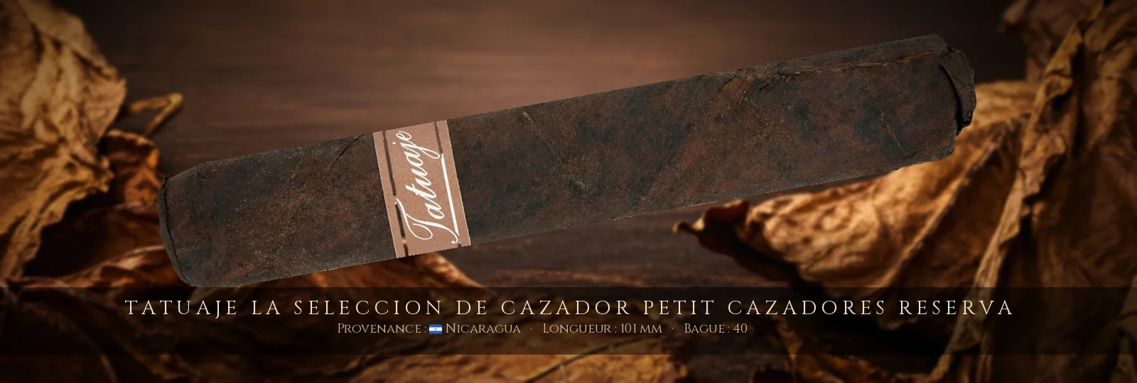 Tatuaje La Seleccion de Cazador Petit Cazadores Reserva — Tatuaje — Nicaragua
