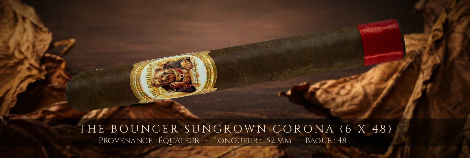 The Bouncer Sungrown Corona (6 x 48) — The Bouncer — Équateur