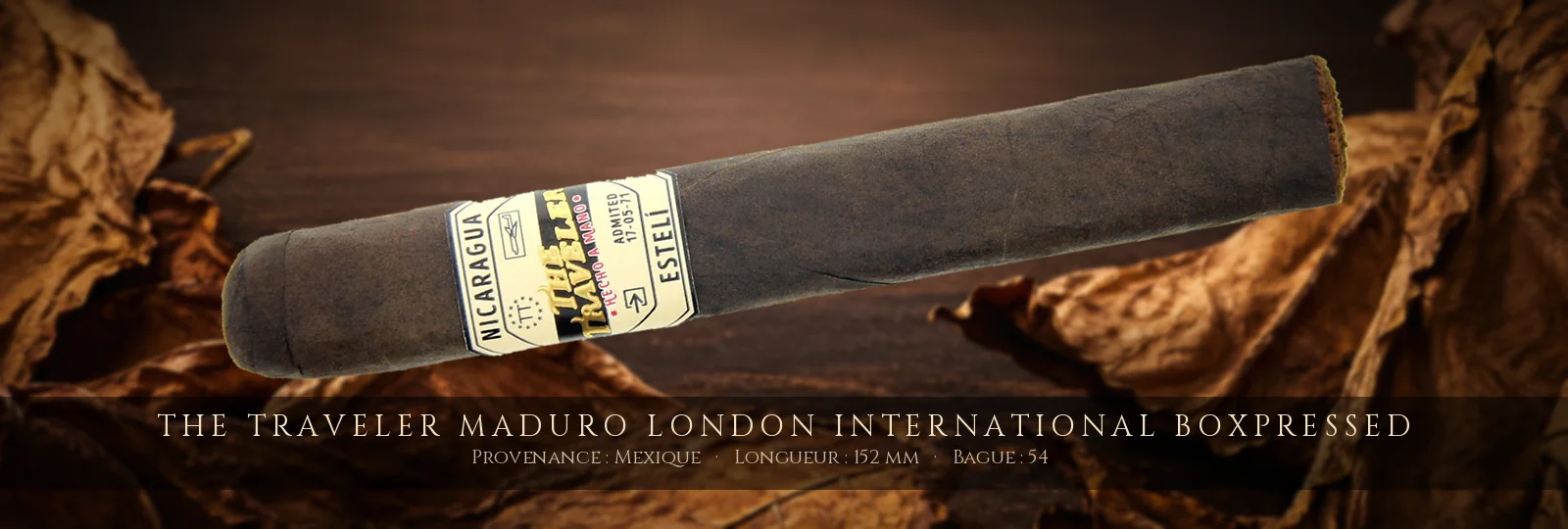 The Traveler Maduro London International Boxpressed