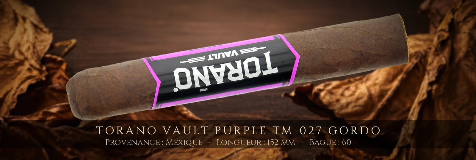 Torano Vault Purple TM-027 Gordo — Torano — Mexique