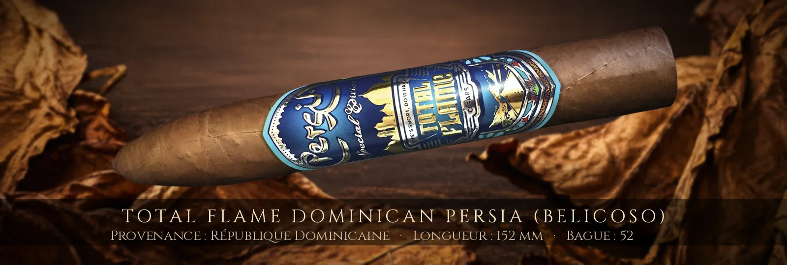 Total Flame Dominican Persia (Belicoso)
