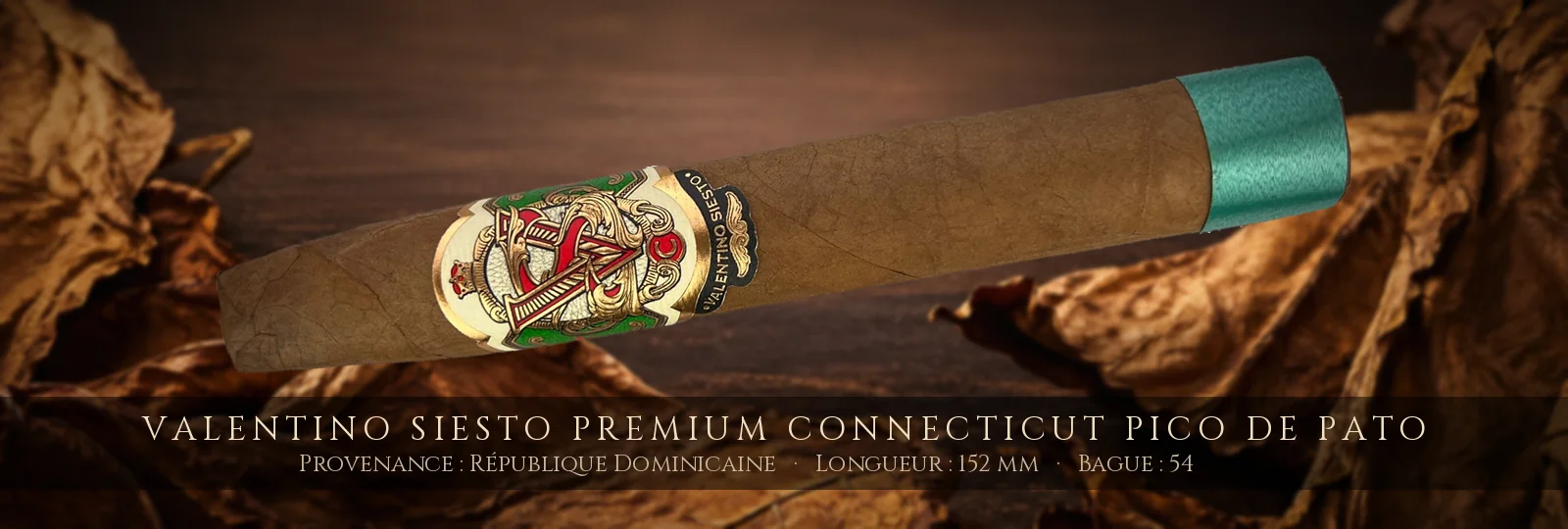 Valentino Siesto Premium Connecticut Pico de Pato — Valentino Siesto — République Dominicaine