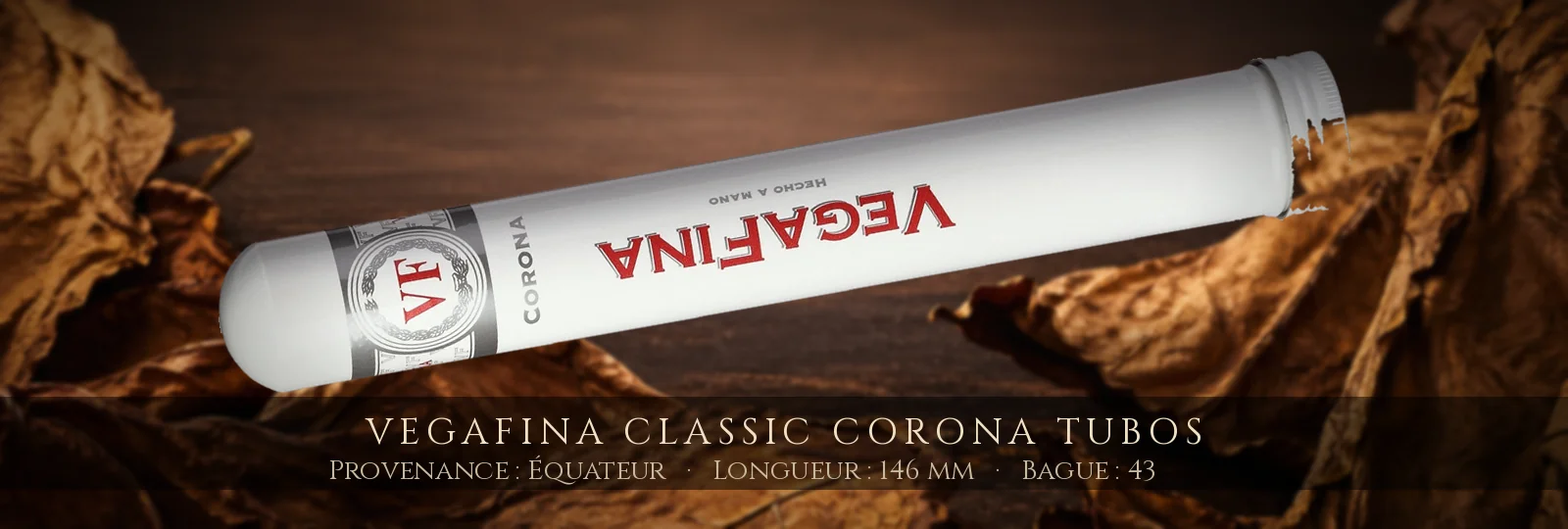 VegaFina Classic Corona Tubos — VegaFina — Équateur