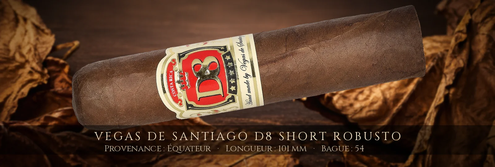 Vegas de Santiago D8 Short Robusto — Vegas de Santiago — Équateur