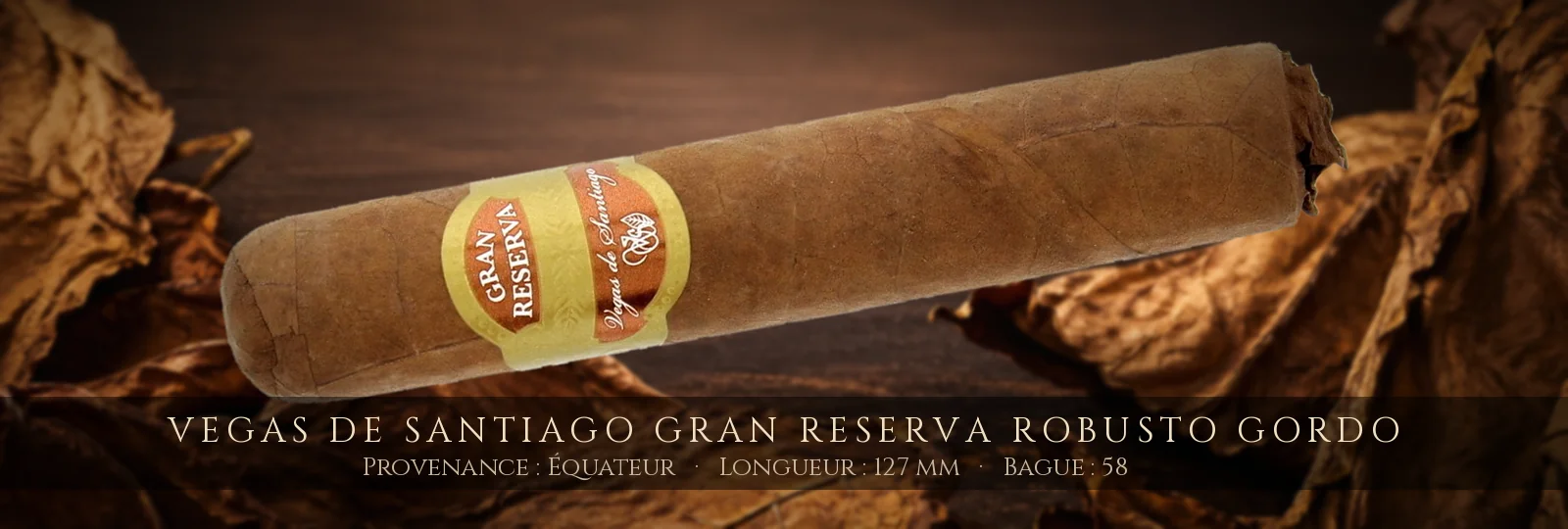 Vegas de Santiago Gran Reserva Robusto Gordo — Vegas de Santiago — Équateur