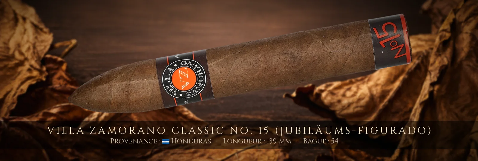 Villa Zamorano Classic No. 15 (Jubiläums-Figurado)
