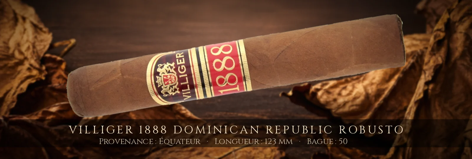 Villiger 1888 Dominican Republic Robusto — Villiger — Équateur