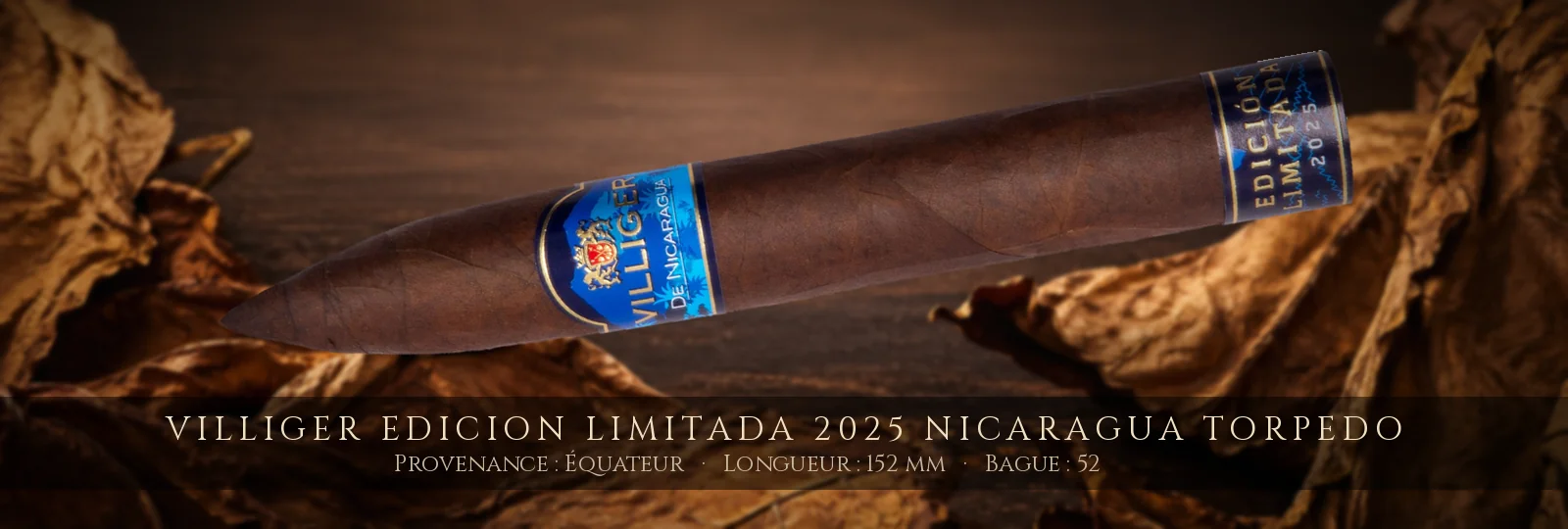 Villiger Edicion Limitada 2025 Nicaragua Torpedo — Villiger — Équateur